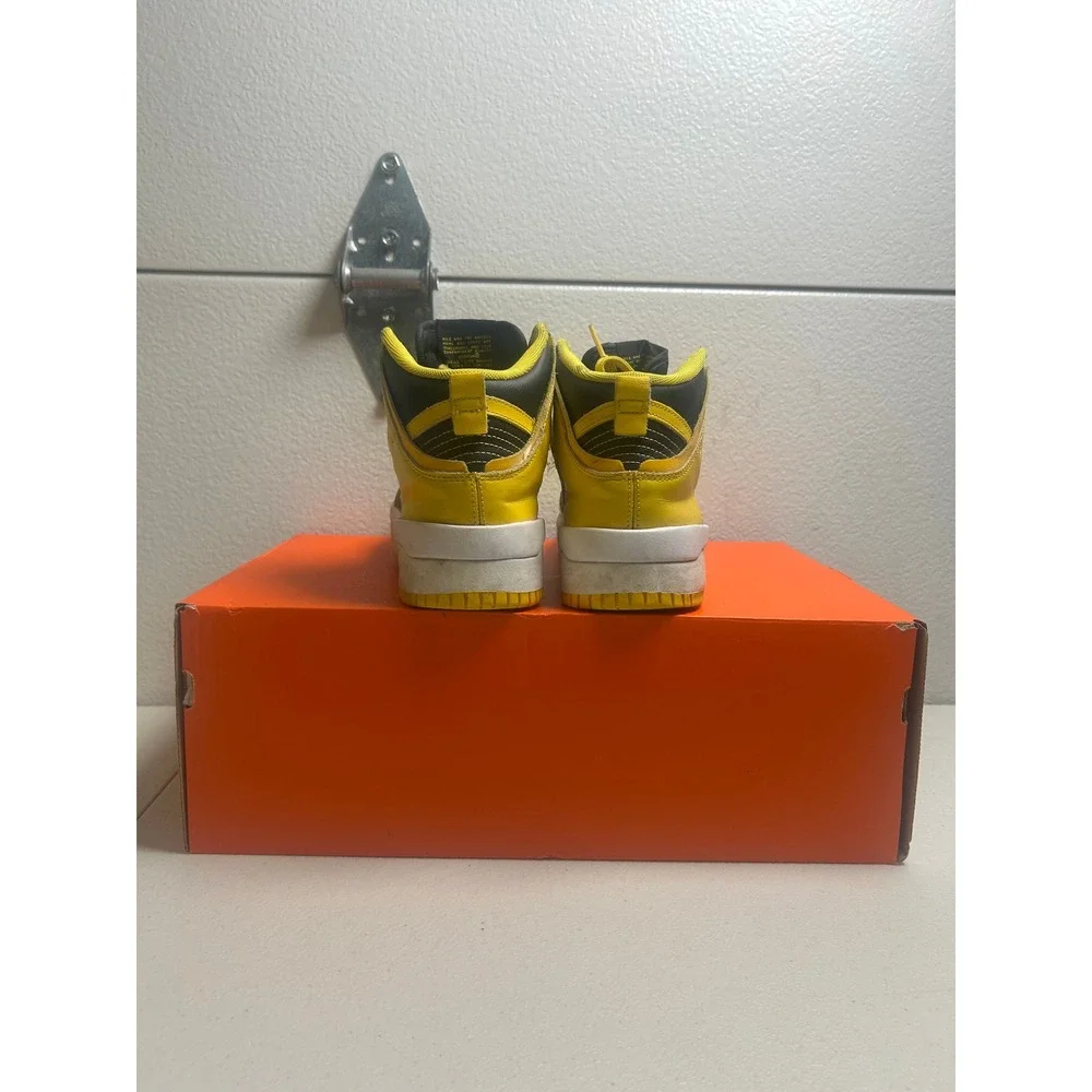 Nike Dunk High Up Varsity Maize Black Yellow 7w #2722